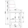 3-Door Pizza Cabinet - CombiSteel | Refrigerated 615L