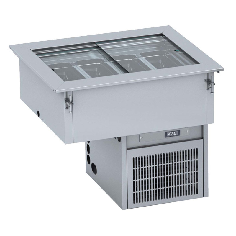Drop-In Ice Cream Tub - 4 Tubs CombiSteel: Efficient Refrigeration Solution Drop-In Ice Cream Tub - 4 Tubs CombiSteel: Efficient Refrigeration Solution
