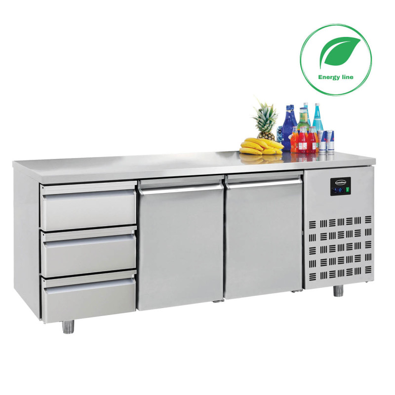 Table Réfrigérée Positive GN 1/1 - CombiSteel - Économie d'énergie et Organisation Optimal Table Réfrigérée Positive GN 1/1 - CombiSteel - Économie d'énergie et Organisation Optimal