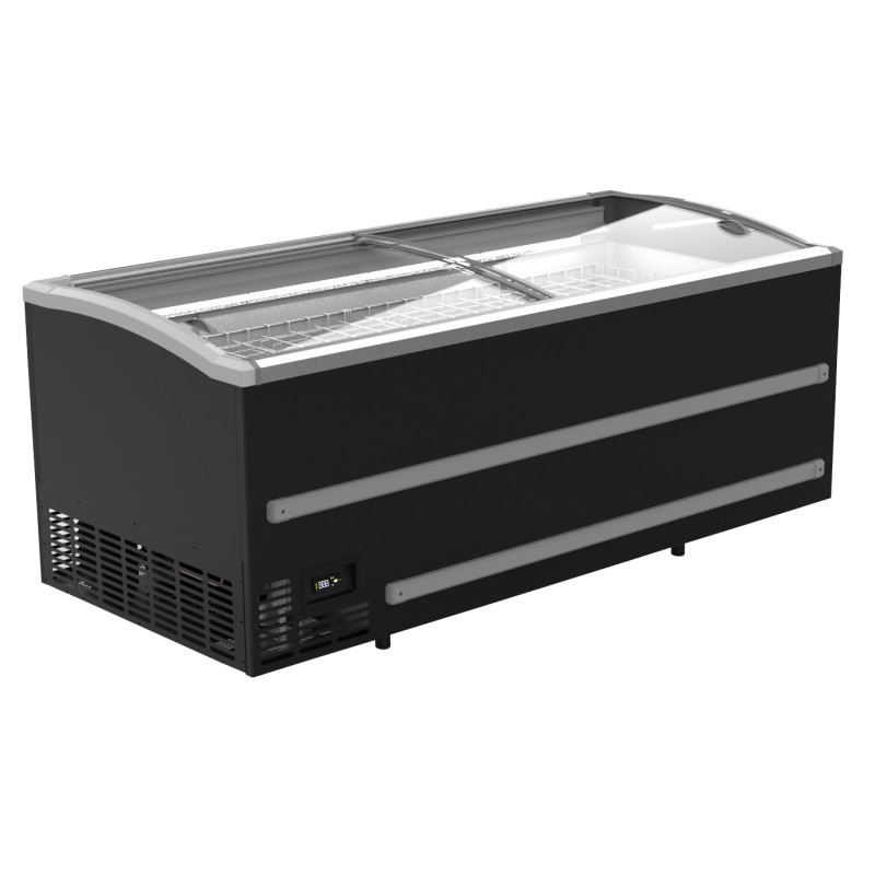 Schwarze Truhe Gefrierschrank für Supermarkt - 1136 L - Combisteel - Optimale Lagerung Schwarze Truhe Gefrierschrank für Supermarkt - 1136 L - Combisteel - Optimale Lagerung