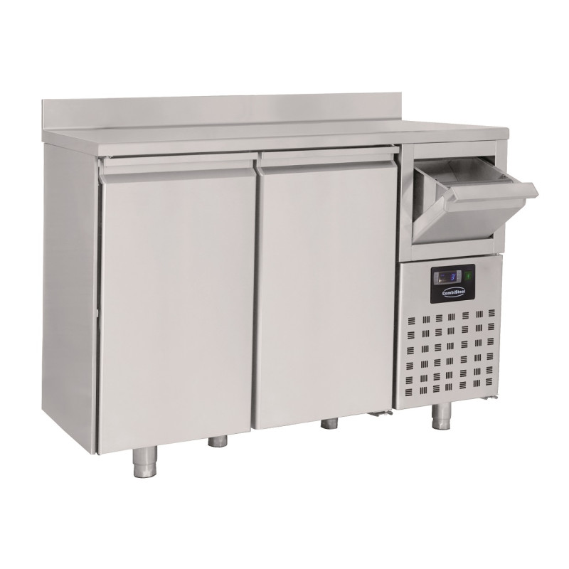 Positive Kühltisch GN 1/1 - 2 Türen, 1 Kaffeeschublade | CombiSteel Positive Kühltisch GN 1/1 - 2 Türen, 1 Kaffeeschublade | CombiSteel