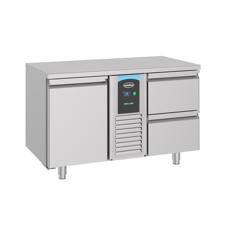 Table Réfrigérée GN 1/1 Porte 2 Tiroirs 281 L - CombiSteel Table Réfrigérée GN 1/1 Porte 2 Tiroirs 281 L - CombiSteel