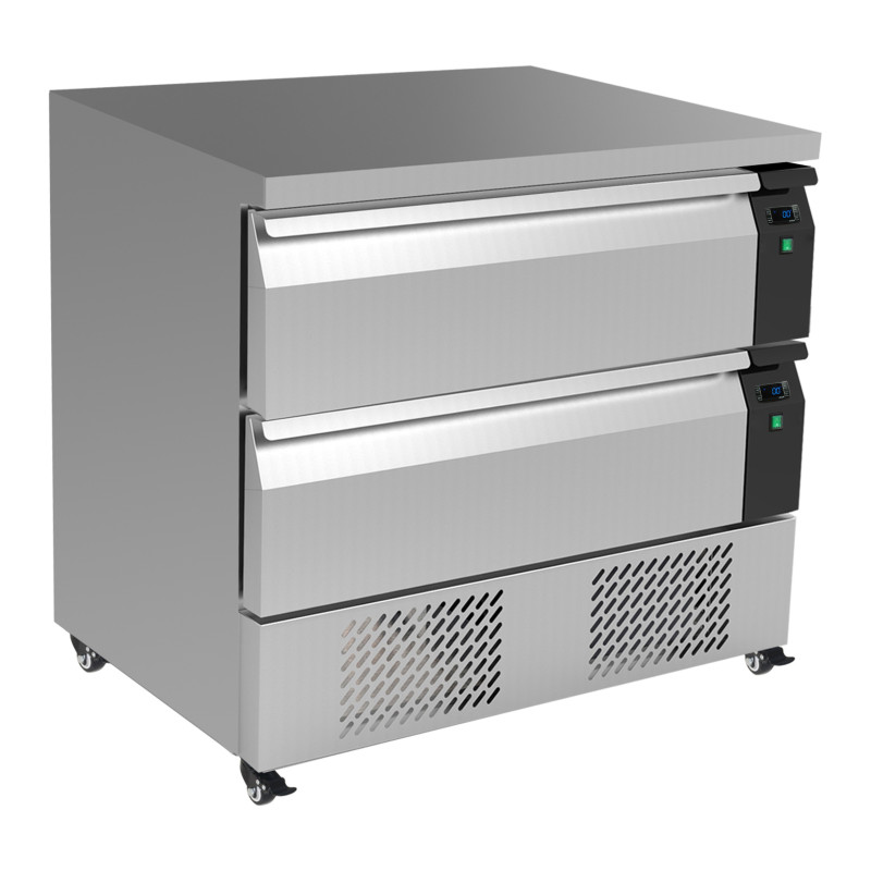 Positive/Negative Refrigerated Base - 179 L - 4 GN 1/1 in Stainless Steel Positive/Negative Refrigerated Base - 179 L - 4 GN 1/1 in Stainless Steel