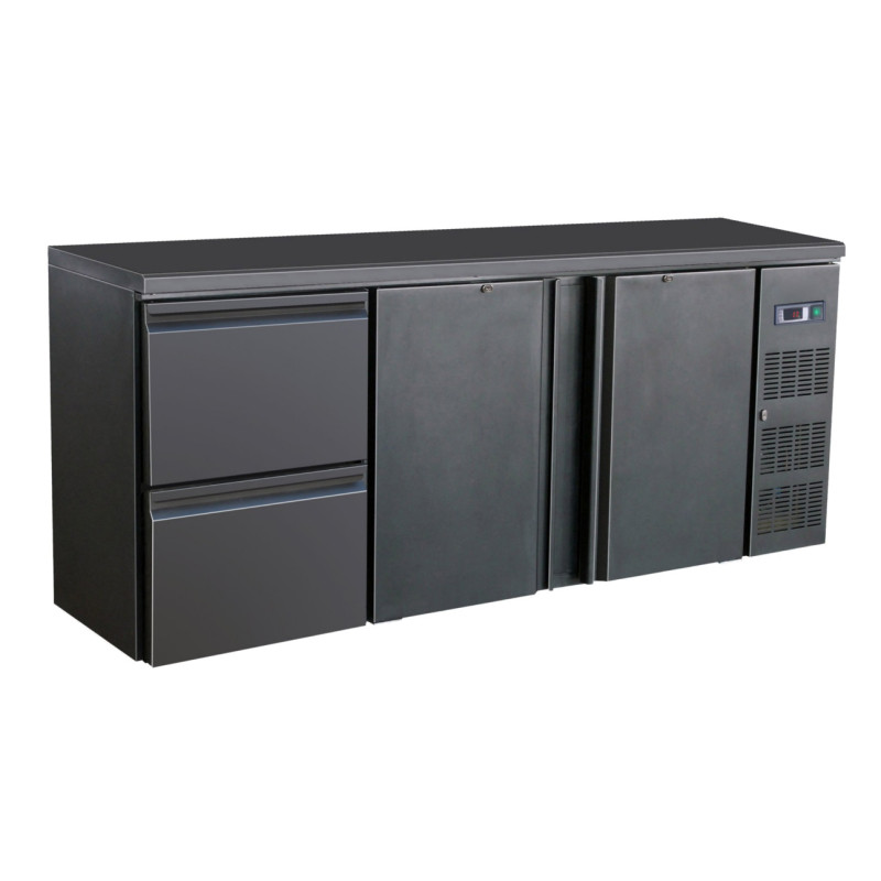 Rückkühlschrank 537L - 2 Türen und 2 Schubladen CombiSteel Rückkühlschrank 537L - 2 Türen und 2 Schubladen CombiSteel