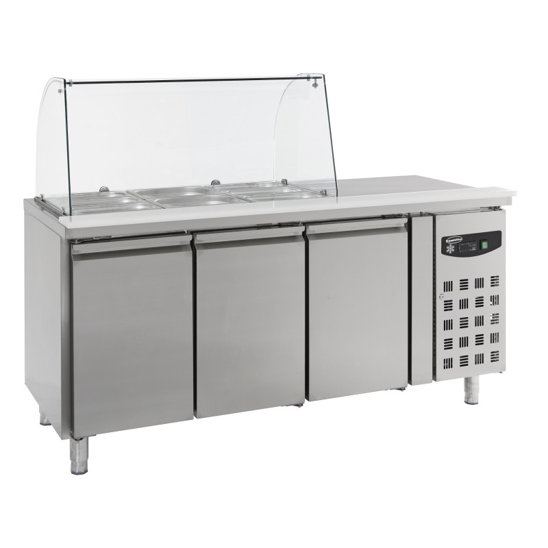 Saladette Réfrigérée Positive - CombiSteel: Haute Performance et Fiabilité Saladette Réfrigérée Positive - CombiSteel: Haute Performance et Fiabilité