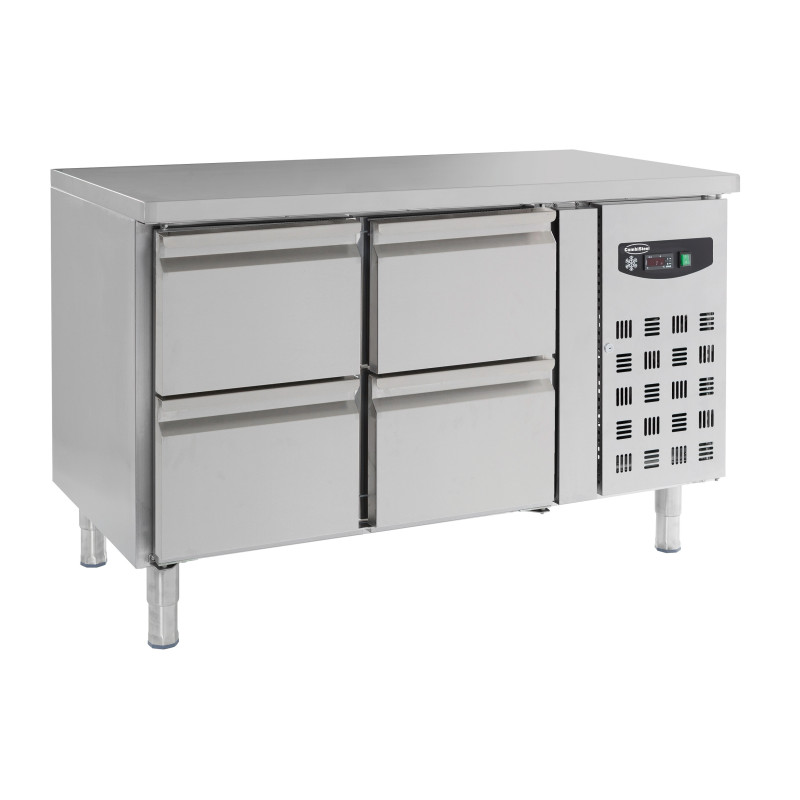 Table Réfrigérée Positive 4 Tiroirs - 282 L CombiSteel Table Réfrigérée Positive 4 Tiroirs - 282 L CombiSteel