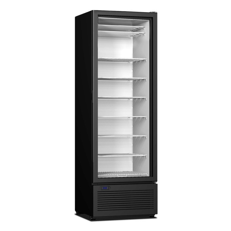 Schwarzer Gefrierschrank - Profi-Vitrine CombiSteel Schwarzer Gefrierschrank - Profi-Vitrine CombiSteel