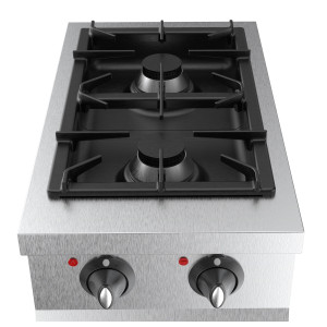 Fourneau Professionnel 700 - 2 Brûleurs - CombiSteel