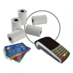 Pack mit 50 Thermopapierrollen für EC-Terminals - 57 x 40 x 12 mm