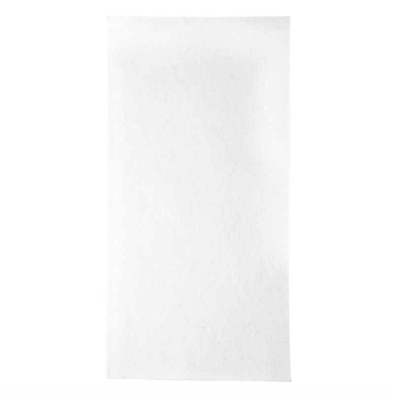 Servietten aus weißer kompostierbarer Watte für das Abendessen 1-lagig - L 480 x B 480 - 1/8-Faltung - Packung mit 360 Stück - F Servietten aus weißer kompostierbarer Watte für das Abendessen 1-lagig - L 480 x B 480 - 1/8-Faltung - Packung mit 360 Stück - F