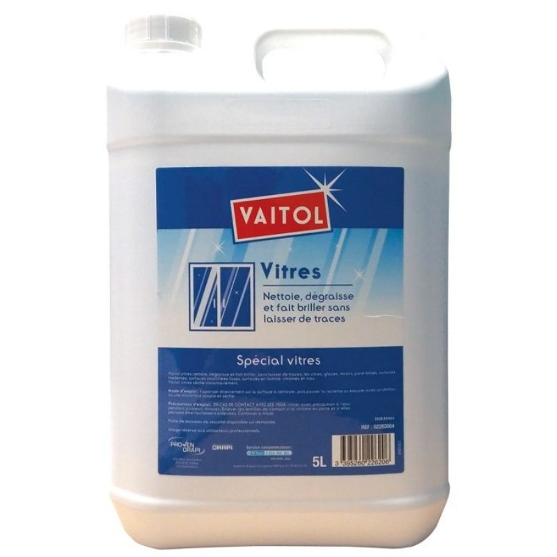 Glasreiniger mit Alkohol - 5 L - Vaitol Glasreiniger mit Alkohol - 5 L - Vaitol