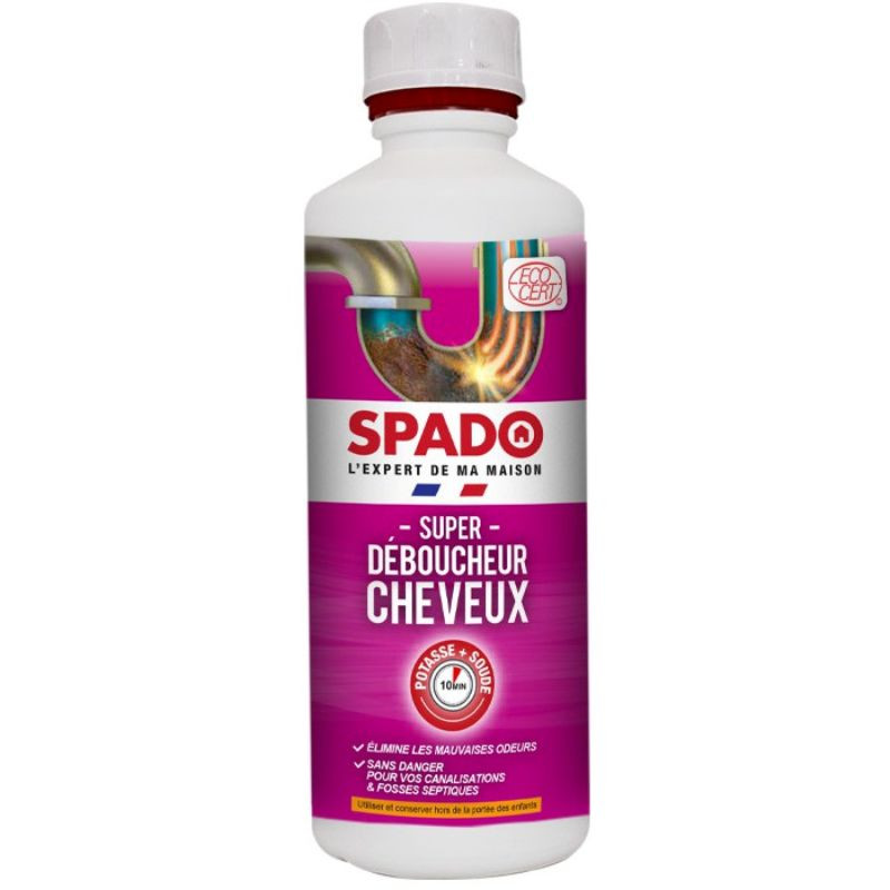 Haarreiniger für Abflussrohre - 500 ml - SPADO Haarreiniger für Abflussrohre - 500 ml - SPADO